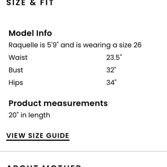 MOTHER THE PEG STEP FRAY SKIRT IN AFTER ALL THESE YEARS HI LOW RAW HEM SZ 29/LG - Picture 4 of 12